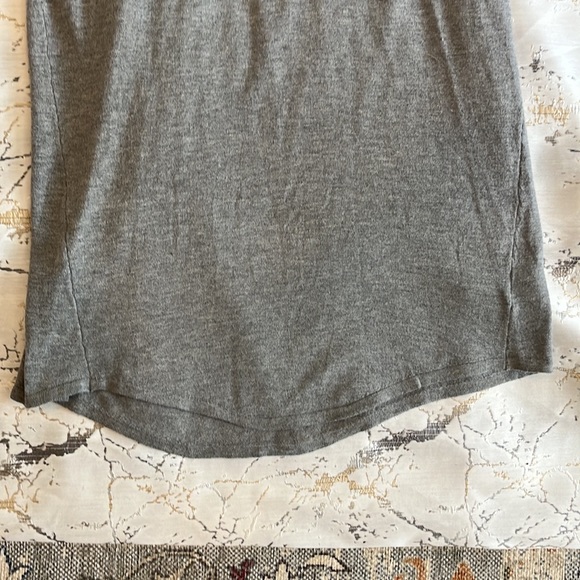 Halston long sleeve gray knit sweater dress size M - Picture 6 of 10